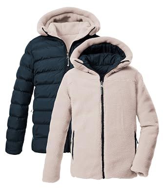 Killtec Jungen Kow 231 Bys Jckt Wendejacke in Daunenoptik/Steppjacke mit Kapuze (1er Pack)