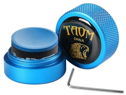 YEUEK TAOM Pool Kreidehalter Runde Form Praktisches Werkzeug Billard Zubehör Magnetische Mini Kreide Spitze Fall Container Runde Box Billard