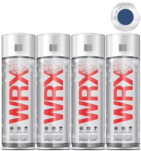 WRX Royal Blue 5002 Aerosol Spray Paint Multi Purpose Fast Dry 400ml (4)