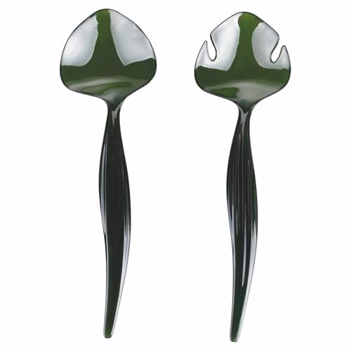 Villa d'Este Home Tivoli 2030 Set 2 posate per insalata, verde, La Cucina