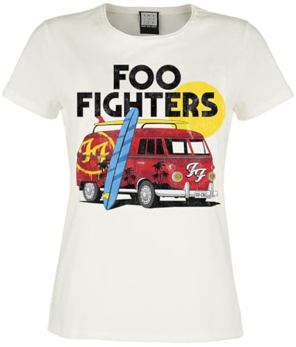 Foo Fighters Amplified Collection - Van Frauen T-Shirt altweiß