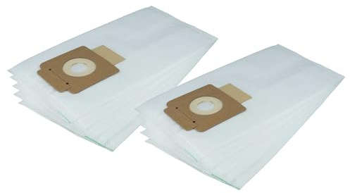 vhbw 10x Staubbeutel Ersatz für Kärcher 69043350, 69043330, 6.904-333.0, 6.904-335.0 für Staubsauger - 33,5cm x 18,5cm Weiß