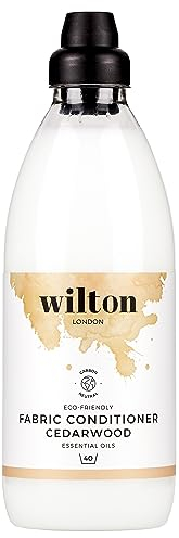 Wilton London Cedarwood Eco-Friendly Gentle Fabric Conditioner 42 Washes (1L) - Vegan Plant-Based Biodegradable Natural Fabric Softener - Packed with Essential Oils for Long Lasting Fragrance