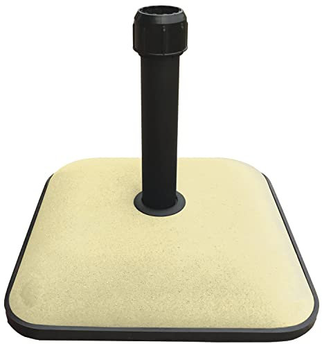 FRASCHETTI Base pour Parasol Kroma carré kg.25 – 45 x 45 cm Beige