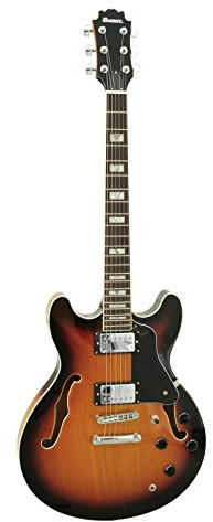 Dimavery 26216012 Jazz Gitarre Sunburst