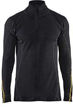 Blaklader 479610759900XXL Flammschutz Unterhemd, 78% Merinowolle, Schwarz, Größe XXL