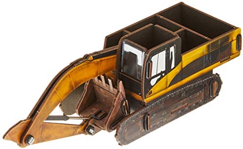 Werkhaus Stiftebox Bagger, 27 x 16 x 10 cm, Gelb