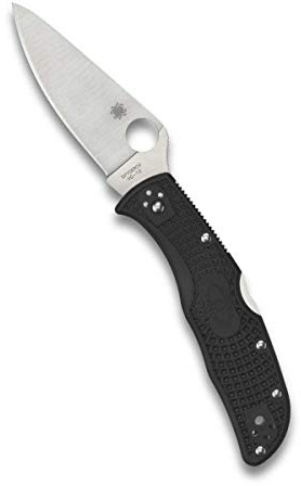 Spyderco Messer C243PBK, schwarz, Griff 12 cm