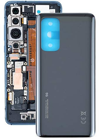 ZAORUN Couverture arrière de la Batterie Compatible pour Xiaomi MI 10T Pro 5g / mi 10T 5G M2007J3SG Partie de Remplacement de téléphone Mobile (Couleur : Black)
