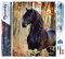 Figured’Art Diamond Painting Broderie Diamant 40x50cm Toile Entière Roulée avec Strass Perles Carrés - Jument noire - Kit Complet Cheval 5D DIY Activité Manuelle Loisirs Créatifs Adultes