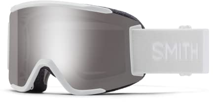Smith Squad S ChromaPOP Skibrille, white vapor-sun platinium mirr