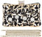 CORIOS Borsetta da Sera Donna Strass Clutch Elegante Pochette Piccolo con Catena Borsa a Mano Borsa a Tracolla Borsa a Spalla per Cocktail Festa Ballo Cerimonia Nero