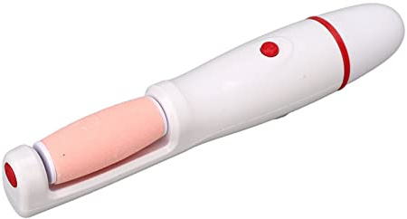 Foot Grinder, Foot File, Skin, Moderate, Rechargeable, Long-Lasting, Home Power Against Calluses (Red)