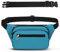 IHIGOGOFA Bauchtasche Gürteltasche Hüfttasche mit Einem 60 cm Verlängerten Gürtel Unisex Modern Umhängetaschen Handytasche für Outdoor Reise Wandern Hundetraining Damen und Herren (Blaugrün)