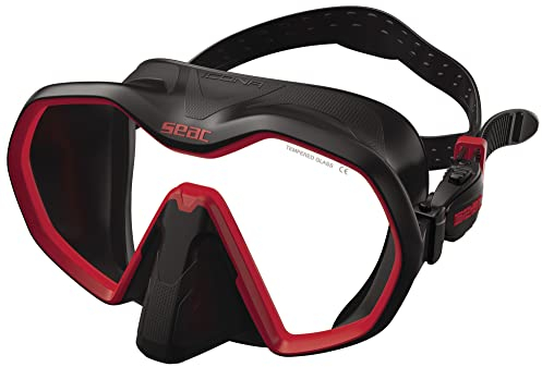 Seac Icona, rahmenlose Einglas-Tauchmaske, 100% Made in Italy