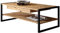 Newroom Couchtisch Bartex Eiche Fischgrätenmuster Wohnzimmertisch Modern Klassisch - 110x40x60 cm (BxHxT) - Landhausstil Sofatisch Tisch - [Melami.Five] Wohnzimmer