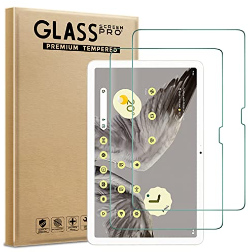 AOKUMA für Google Pixel Tablet Panzer Schutz Glas, 【2 Stücke】 Schutzfolie kompatibel mit Google Pixel Tablet, Premium Panzerfolie mit 9H Härte, Anti Kratzer schutzglas, Splitterfest,Anti-Bläschen