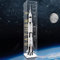 APRILA Acryl Vitrine für 92176 NASA Apollo Saturn V Weltraumrakete, Staubdichte Vitrine Transparente Schaukasten Aufbewahrungsbox für Modelle Sammlerstücke, (Nur Vitrine)