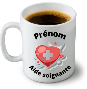 Mug aide soignante personnalisable