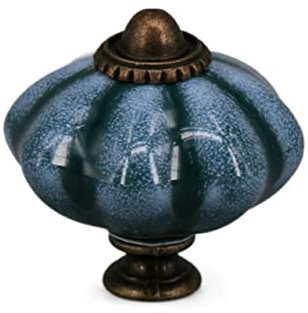 MOBEBI knob, Handle, Door Hardware,5 Piece Vintage Ceramic Door Knobs for Cabinet Drawer, Closet Cupboard Wardrobe Furniture Door Pull Handle (Color : Q) (Color : B)