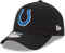 New Era Indianapolis Colts NFL Evergreen Schwarz Verstellbare 9Forty A-Frame Cap - One-Size