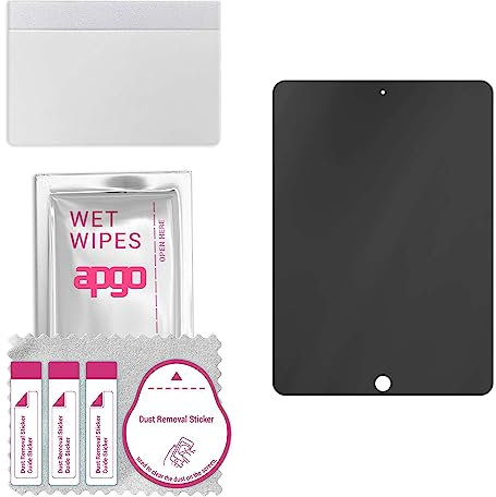 apgo Hybrid Glass Privacy Anti-Espion - Protecteur d'écran pour Apple iPad mini 4 (2015)