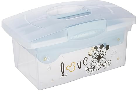 keeeper Mickey Traveller, Organizer-Aufbewahrungsbox mit Deckel, Patryk, Cloudy Blue (Blau), 40x24x21