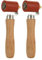GBACHOOSE 2Pcs Silicone Seam Roller High Temperature Resistant Seam Hand Pressure Roller Welding Tool 40MM Rubber Roller (Red)