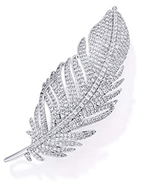 Broche bijoux cadeaux pour femmes Corsage épingle manteau manteau broche atmosphérique SPin haut de gamme plume femmes accessoires luxe hommes broches et épingles bijoux cadeau