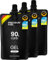 Precision Fuel 90 Energy Gels - Mild Flavour Running Gels for Endurance Athletes, 90g Carbohydrate, Easy-to-Digest, Perfect for Running & Long-Duration Sports, 153g (Pack of 3, Geschmacklos)
