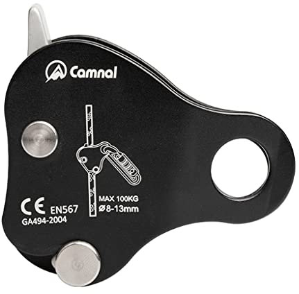 Elnwnnkc Kletterschutz, Fallsicherung, Sicherheitsseil, selbstsichernd, Klemme, Klettersturzsicherung