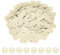 DICOSMETIC 1600 Stück 19mm Kunststoff Flache Runde Pailletten Pailletten mit großem Loch, Metallic Große Lose Pailletten für DIY Schmuck machen, Golden
