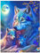 Peinture Numero Adulte, Loup Coloriage Par Numero Adulte, Toile Peinture Pour la Décoration de la Maison 40x50cm