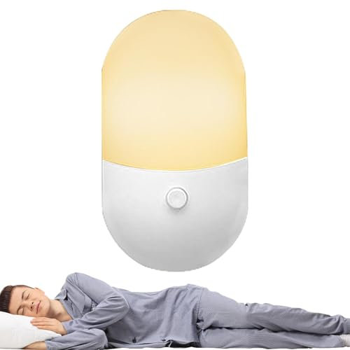 Luz nocturna para pasillo, luz nocturna enchufable,Luz para dormir con enchufe pequeño | Luz nocturna de pared de bajo consumo, luces nocturnas para pasillo enchufables a la pared, luz de mesita de no