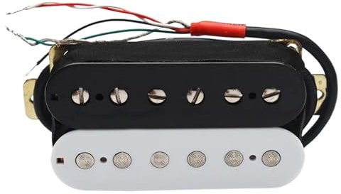 Elektrischer Pickup Humbucker-Tonabnehmer Für E-Gitarre Dual-Coil-Split-Humbucker-Tonabnehmer 4-poliges Kabel N7,5K-B15K-Ausgang(C)