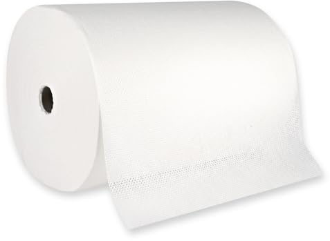 400 Stück, Reinigungstücher, Hygoclean, weiß, Hygotex Viskose | Putztücher, Poliertücher, 160 m Rolle, 400 Abrisse, saugfähig, fusselarm, für Reinigung, Industrie, Werkstatt