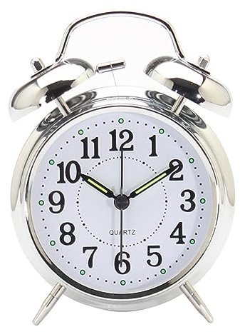 Amosfun Runder Kleiner Wecker Digitale Funkuhr Lautlose Uhr Für Tisch Und Schreibtisch Verarbeitet Zeiterinnerung Für Und Schule