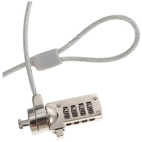 Tofficu 1.8M Laptop Sicherheitskabelschloss Rostfreies Kabel Für Diebstahlsichere Sicherung Von Laptops Tablets Monitoren Professionell Tragbar Stelliges Passwort