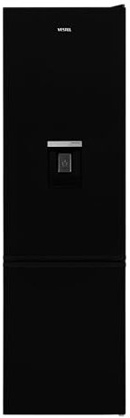 Vestel VG-CFDNB185DBN Kühl-/Gefrierkombination/Energieeffizienzklasse D/NoFrost/Nutzinhalt: 278 L/ZeroDegreeZone/Externer Wasserspender/LED-Innenbeleuchtung/Schwarz