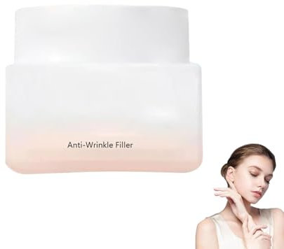 Anti-Wrinkle Filler Serum,Wrinkle Filler Serum,Power Wrinkle Fix - Advanced Anti-Aging Cream,Skin Tightening Cream for Face,Vitamin C + Rosehip Oil,Peptides Reduces Fine Lines,for All Skin (30g, 1PC)