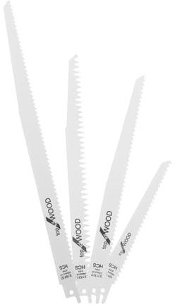 NUOBESTY 1Ensemble Set de Lames de Scie Réciproque Acier Au Lames de Coupe pour Compatible avec Sabre Durable