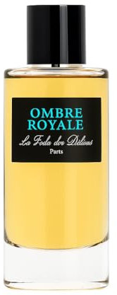 La Folie des Délices – Ombre Royale – Eau de Parfum Unisexe – 50 ml – Oud, Rose & Sucre de Canne – Parfum Boisé, Oriental et Gourmand