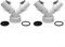 Oniissy Double Connection Y Drain Adapter With DN25 Outlet For Washing Machine And Dishwasher Dual Connection Pipe Fitting Home Plumbing System