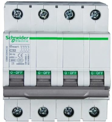 Interruttore Magnetotermico Differenziale, Tipo Di Esportazione Originale C 4P 40A Interruttore Automatico Magnetico Termico In Miniatura Elettrico 400VAC 50HZ 6KA