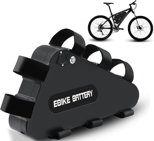 48V Triangle Ebike Battery with Power Screen, 50A BMS, Fast 3A Charger