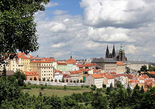 HANSEPUZZLE 18650 - Prag Puzzle 130 Teile | Orte Puzzle mit hochwertiger Puzzle Aufbewahrung: Kartonbox und wiederverschließbarem Beutel | Puzzle-Maße: 28,7 x 20 cm