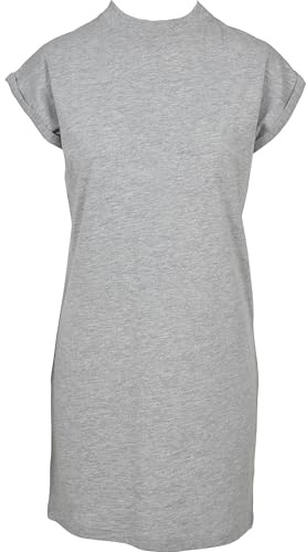 Urban Classics Damen Kleid mit überschnittenen Schultern, Shirt-Kleid für Frauen Ladies Turtle Extended Shoulder Dress, in über 10 Farben erhältlich, Größen XS - 5XL