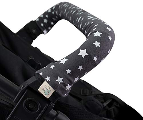 JYOKO KIDS Abdeckung Deckt Griff für Kinderwagen (Winter Sky, Zwillinge)