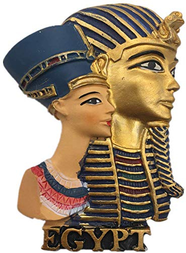 Tutankhamun Cleopatra Kairo Ägypten Kühlschrankmagnet Harz 3D Kunsthandwerk Touristen Reise Stadt Souvenir Sammlung Brief Kühlschrank Aufkleber