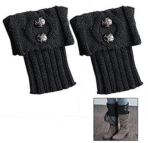 LHKJ 1 Paar Stulpen Damen Winter Beinstulpen Stiefel Legwarmers Kurz Beinstulpen